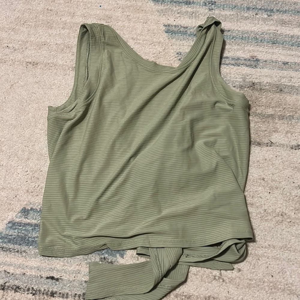 Open back (tie back) tank top